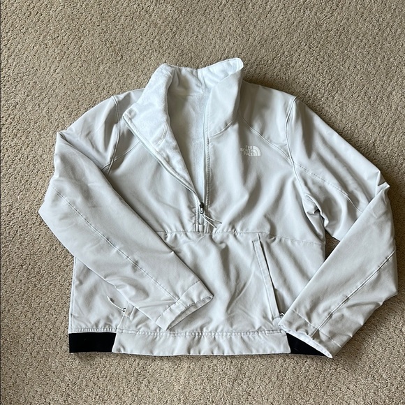 The North Face Jackets & Blazers - The North Face Light Gray Half-Zip Pullover